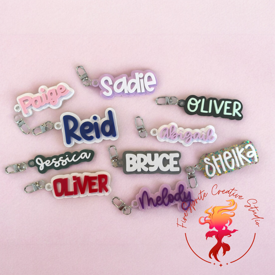Acrylic Keychain Tag