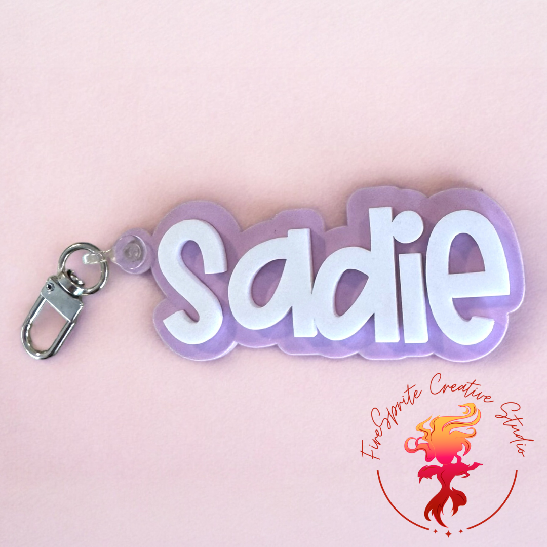 Acrylic Keychain Tag