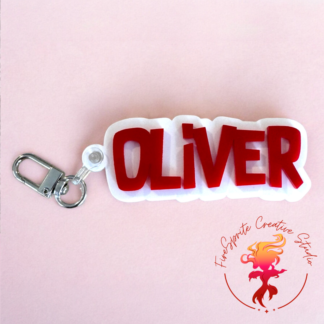 Acrylic Keychain Tag