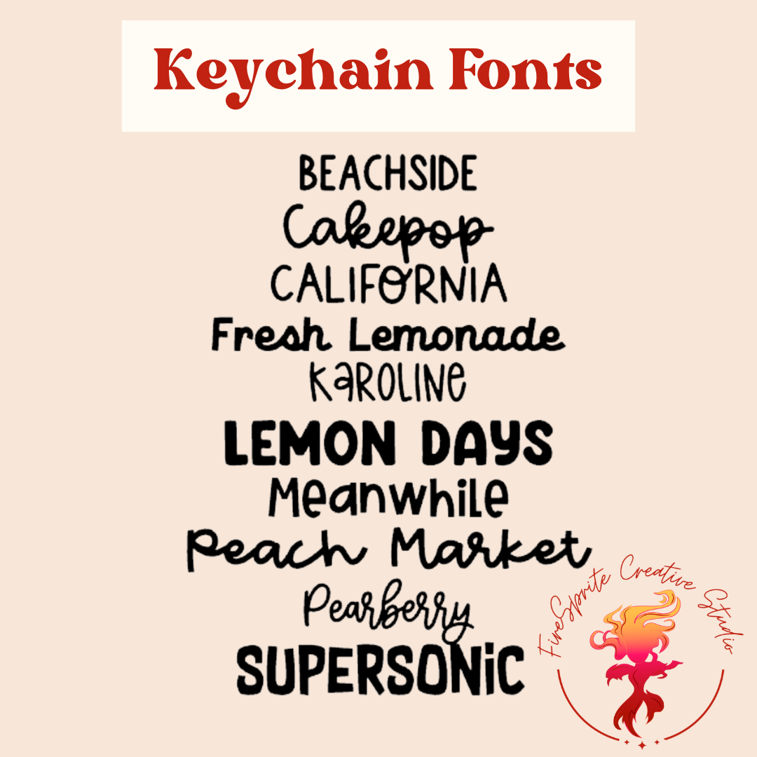 Acrylic Keychain Tag