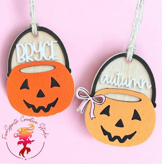 Halloween Pumpkin Pail Tags | Boo Basket Tags | Treat Tags